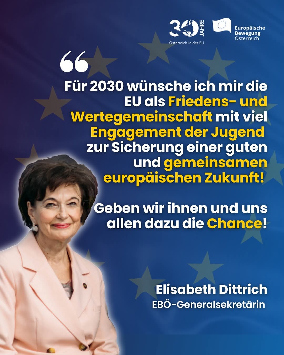 Illustration: AEDE- Österreich 2026- Projekte und Pläne – die Jugend im Focus