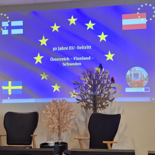Happy European Moments: Besuch im BKA, Gedenkveranstaltung im Österreichischen Parlament, Paneuropa, Europetrain