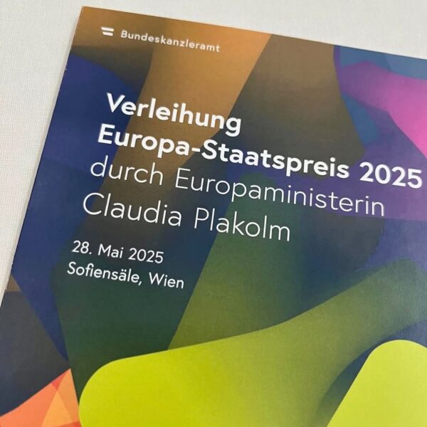 Verleihung der Europa-Staatspreise 2025 in den Sophiensälen (Wien) am 28.05.2025